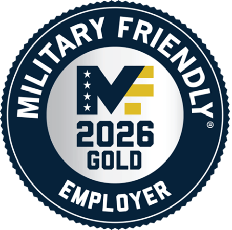 Military Friendly® Gold Status Employer​